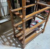 Bamboo Bookcase With Glass Details