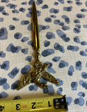 1970s Classic Brass Eagle Envelope Opener, Desk Accessory
