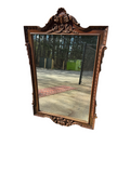 Large Vintage Hand Carved Wooden Mirror