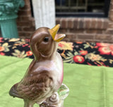 Vintage Brown, Ceramic Bird Figurine