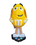Rent Only Oversized Plastic Yellow M&m Standing Candy Serving Prop