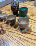 Instant Collection of Vintage Miniature Egg Holders and Egg- Set of 8