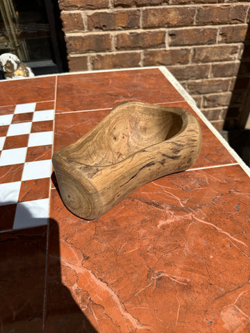 Abstract Wooden Bowl