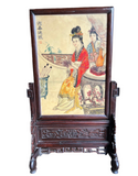 Wooden Asian Woman Work of Art