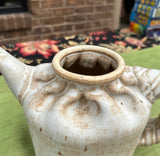 Hand Made Pottery Folded Teapot
