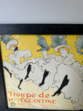 Troupe De Mlleeglantine Framed Vintage Print