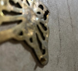Small Brass Simple Butterfly Trivet/Hot Plate