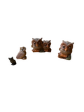 Collection of Small Owl Figures