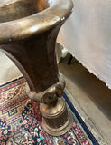 Pair of Brass Standing Indoor Planters