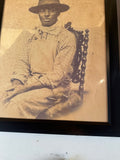 Group of Four Frames With Vintage Prints of African American Man