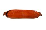 Long Wooden Teak Serving Tray