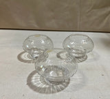 Trio of Lennox Round Crystal Glasses