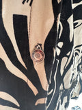 90's Black and White Abstract Faces Button Down Shirt