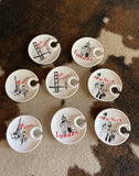 Collection of City Ceramic Plates- Set of 8