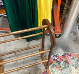 Natural Wood Simple Blanket Rack