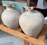 Late 19th Century Mediterranean Olive Jugs With Stand - 5 Piece Set