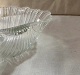 Large Glass Shell Serving Bowl