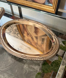 Large Collection of Silver Petite Serving Trays for Party- Set of 15
