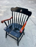 University of Pennsylvania Wooden Black Captains Chair