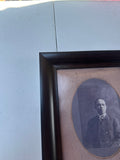 Pair of Vintage African American Man Prints With Wooden Frames