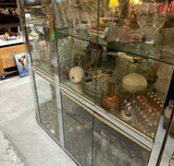1970s Gorgeous Extra Large Glass Light Up Chanel Display Cabinet