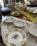 Noritake Dresdena Floral Plates and Bowls- Set of 10