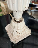 Neoclassical Grecian Distressed Urn Table Lamp
