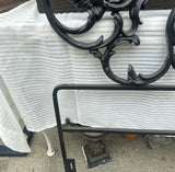 Small Twin Size Cast Iron Headboard