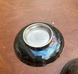 Silver Serving Tray and Decorative Dome With Floral Details