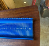 Vintage Ketch Blue Metal Shoe Sizer