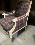 Highland House Red and Blue Chair