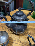 Silver Vintage Tea Set- 9 Pieces