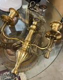 Pair of Brass Neoclassical Sconces