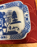 Blue and White Chinoiserie Decorative Plate