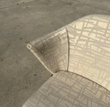 Vintage Gray Abstract Coalesse Steelcase Accent Chair