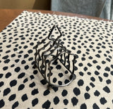 Small Silver Envelope Holder/Desk Accessory