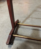 1970s Wooden Valet on Wheels
