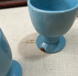 Collection of Blue Ceramic Cups- Set of 4