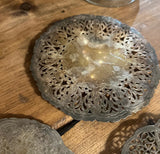 Instant Collection of Silver Lace Round Trivets- Set of 3