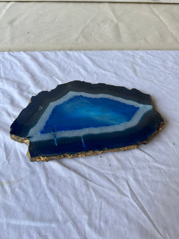 Large Blue Stone Coaster