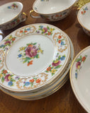 Noritake Dresdena Floral Plates and Bowls- Set of 10