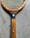 Vintage Collection of Miscellaneous Wooden Tennis Rackets With Guard and Cover