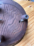 Wooden Music Box Tray With Wheat Details