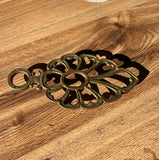 Small Brass Detailed Decorative Trivet