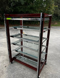 Vintage Polo Ralph Lauren Display Store Shelf on Wheels