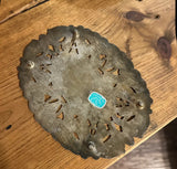 Pair of Silver Lace Oval Trivets