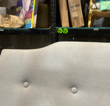Gray Modern Tufted Full Size Headboard