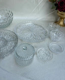 Instant Collection of Glass Serving Bowls and Trays- Set of 9