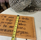 Cork Portuguese Psalm Decorative Piece