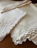 Antique Linen Napkins Set of 18